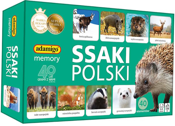 Minne. Polens däggdjur. Adamigo.