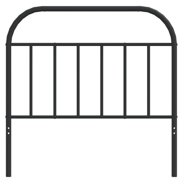 vidaXL metalsengegavl sort 107 cm