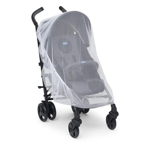 Myggnät för barnvagn, vitt