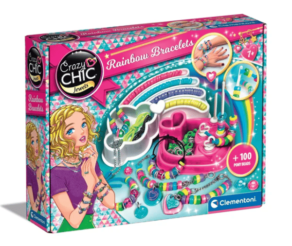 Crazy Chic Farverigt Perlearmbåndssæt Clementoni 78415