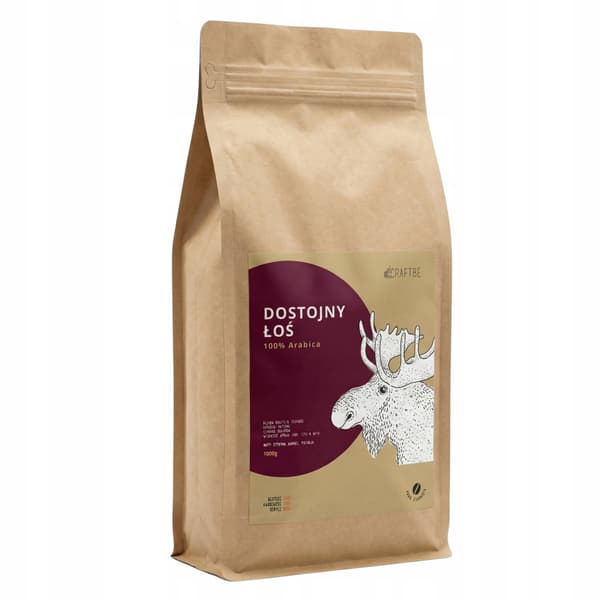 Craftbe Kaffebønner Dignified Moose 1kg