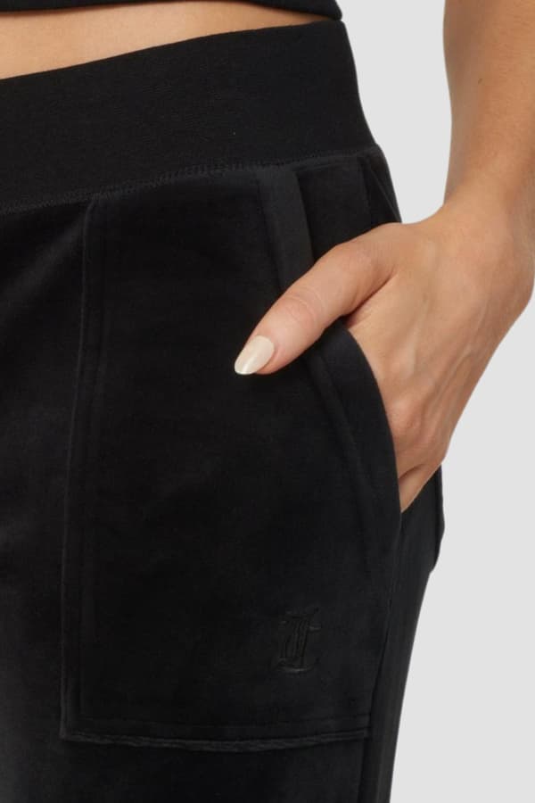 Juicy Couture Sorte Layla Low Rise Dame Joggingbukser S