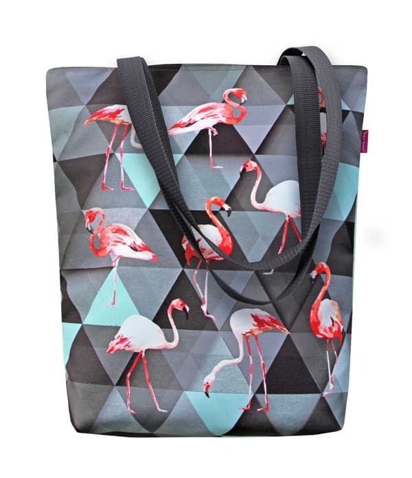 AURINKOINEN kangaskassi - Flamingot