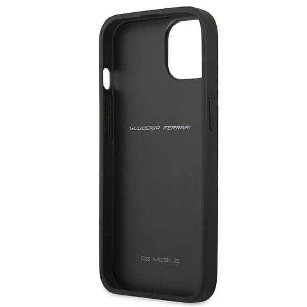 Ferrari Off Track Quiltet Etui til iPhone 13 mini, Sort