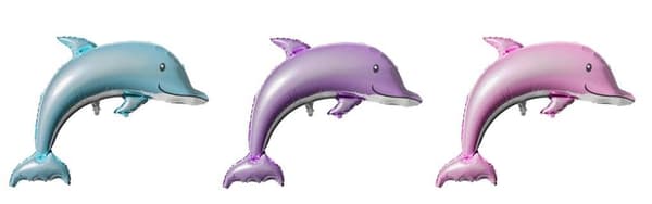 Delfinfolieballonmix