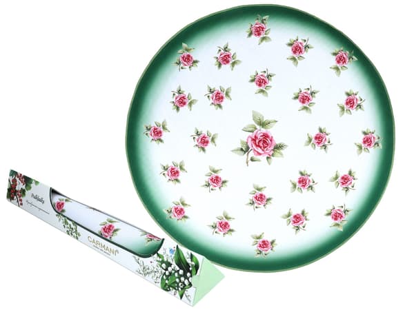 Carmani, rund textilunderlägg - Rosa