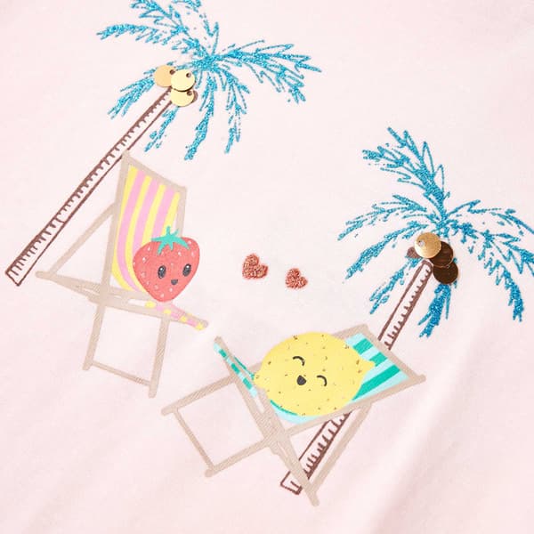Børne-T-shirt, blød pink, 92