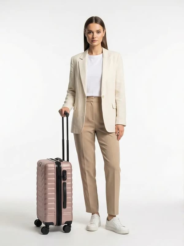 Wings Peawood 20" roséguld kabinväska