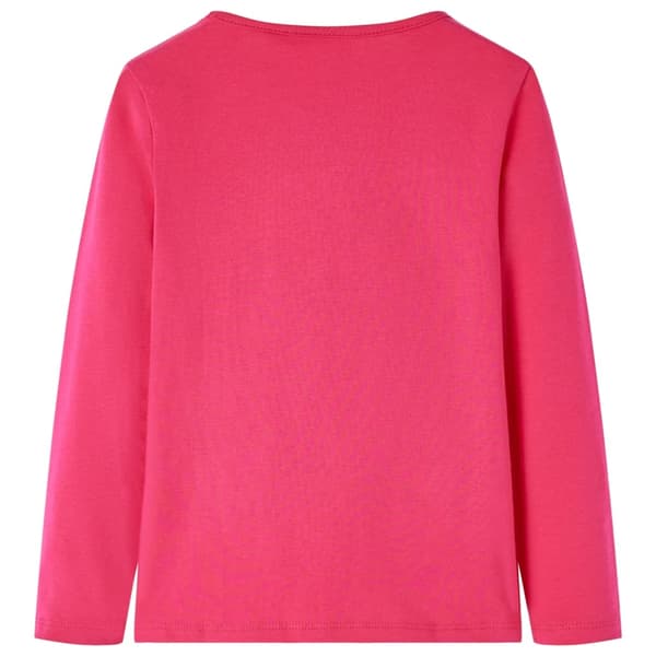 Børne langærmet T-shirt, lyserød, 104