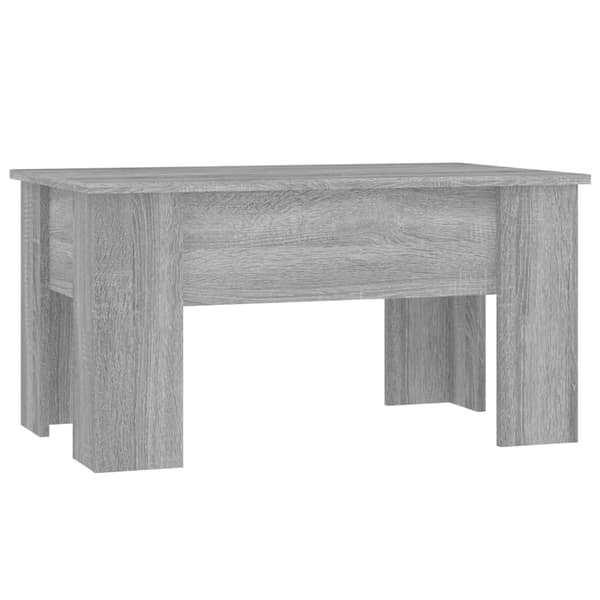 vidaXL sofabord, grå Sonoma eg, 79x49x41 cm