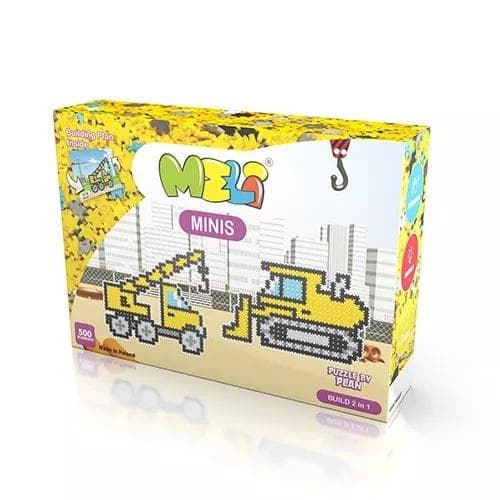 Meli Minis Bygg 2-i-1-block