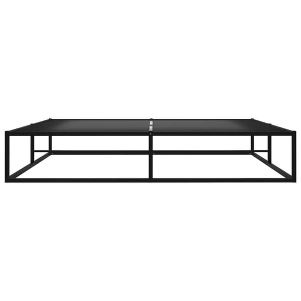 vidaXL sengestel sort metal 200 x 200 cm