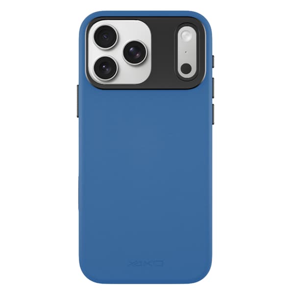 Yaxo Läderfodral Gear Slim MagSafe iPhone 17 Pro Max Elektrisk Blå