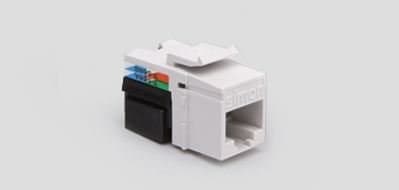 Simon Connect RJ45 Cat 5e UTP-stik, hvid