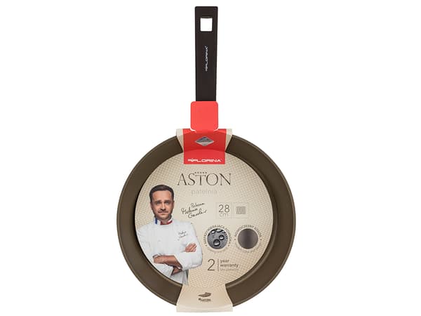 ASTON ALUMINIUM STEGEPANDE 28CM MG