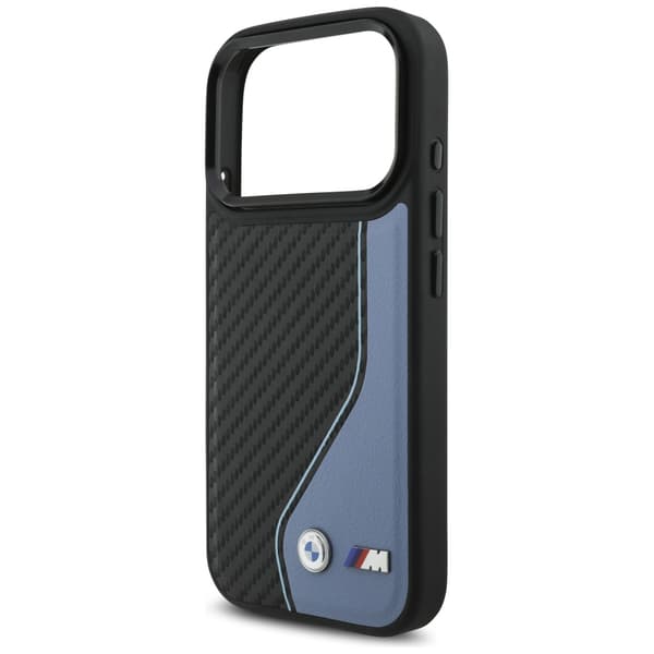 BMW M Carbon Logo MagSafe-cover til iPhone 17 Pro, blå