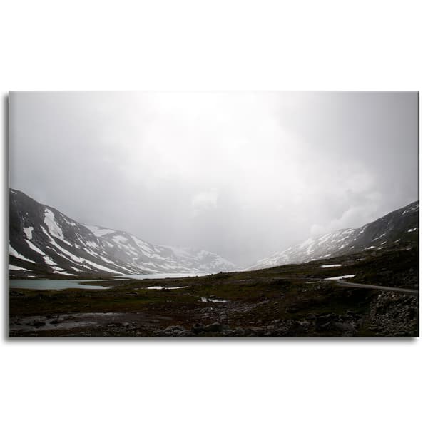 Lærredstryk Naturdal Bjerge 100x60 cm