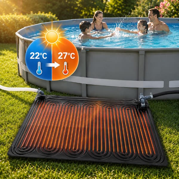 Solmatta för poolen Solvärmepanel Poolvärmekollektor