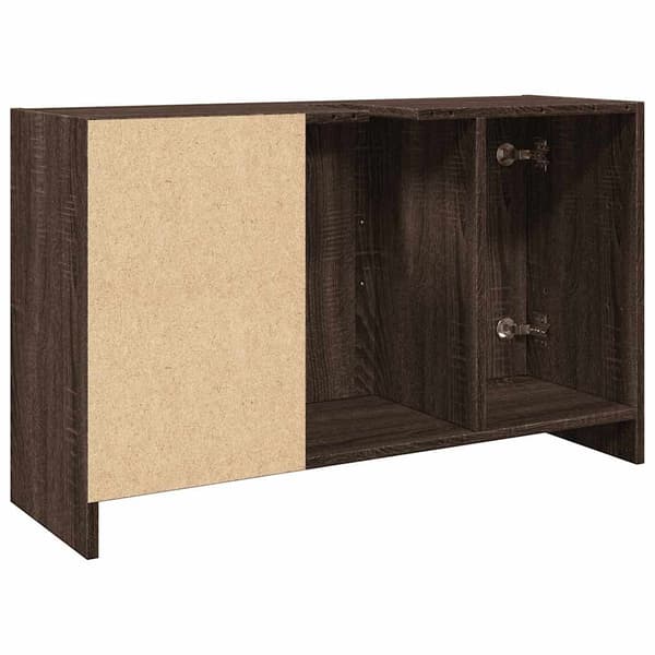 vidaXL håndvaskskab brun eg 90x29x55 cm