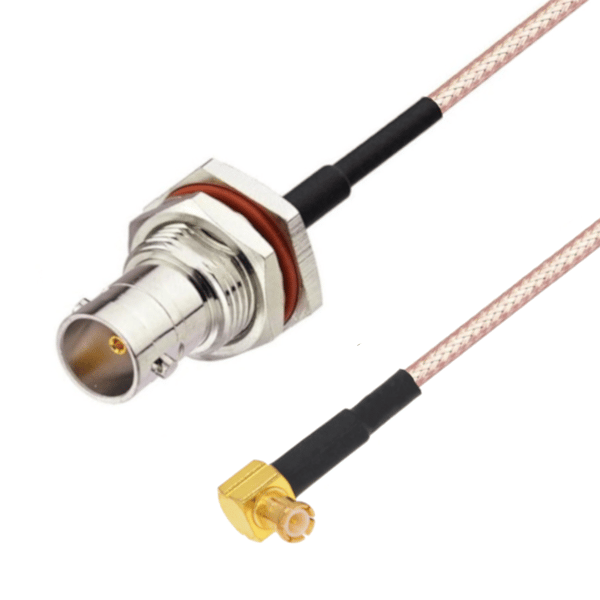 SDI-kabel BNC-hunstik / MCX-stik RA 75ohm 20cm