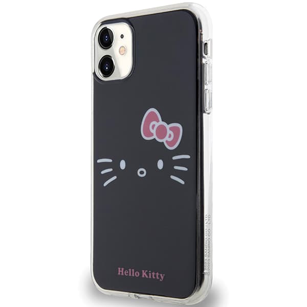 Hello Kitty IML Kitty -kasvosuoja iPhone 11:lle / XR:lle, musta