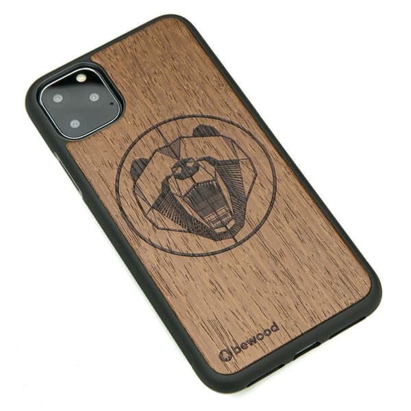 Träskal till iPhone 11 PRO MAX MERBAU BEAR