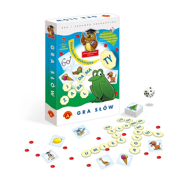Ordspil og pædagogisk legetøj. Brætspil. Alexander