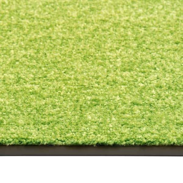 vidaXL vaskbar dørmåtte grøn 60 x 90 cm