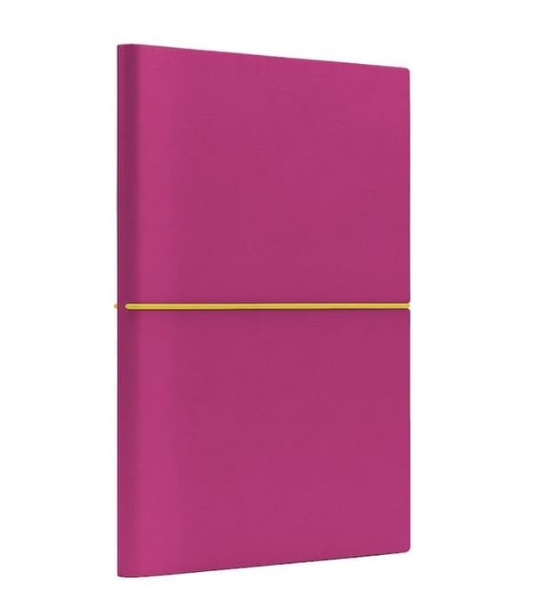 A5 Fun M notesbog, pink/citron