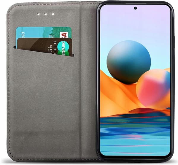 SMART MAGNET SORT LUKKET ETUI MED FLAP TIL REALME GT MASTER 5G+ GLAS