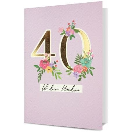 Kort B6 Fødselsdag 40