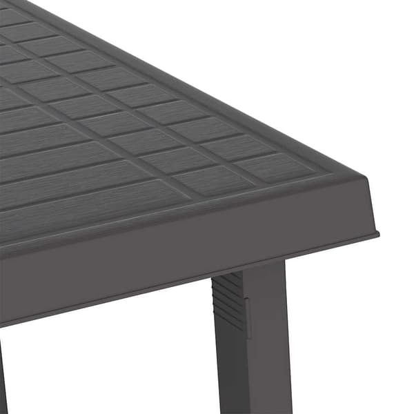 vidaXL campingbord, antracit, 79x56x64 cm, PP