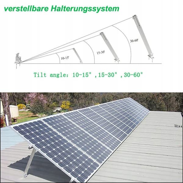 Monteringsfäste för solpaneler 60 cm fotovoltaiska pv