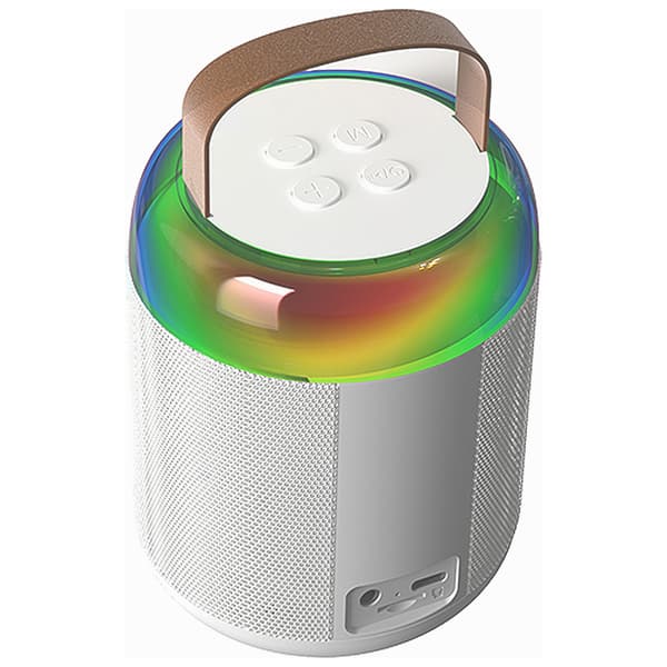 MOZOS MK-WHITE MIKROFONI KARAOKE KAIUTIN BT LAPSILLE
