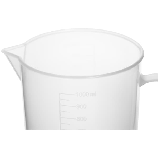 Plastbägare med gradering 1000 ml - 10 st.