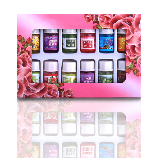 eteriska oljor set 3ML FÖR aromaterapi luftfuktare 12 ST MIX