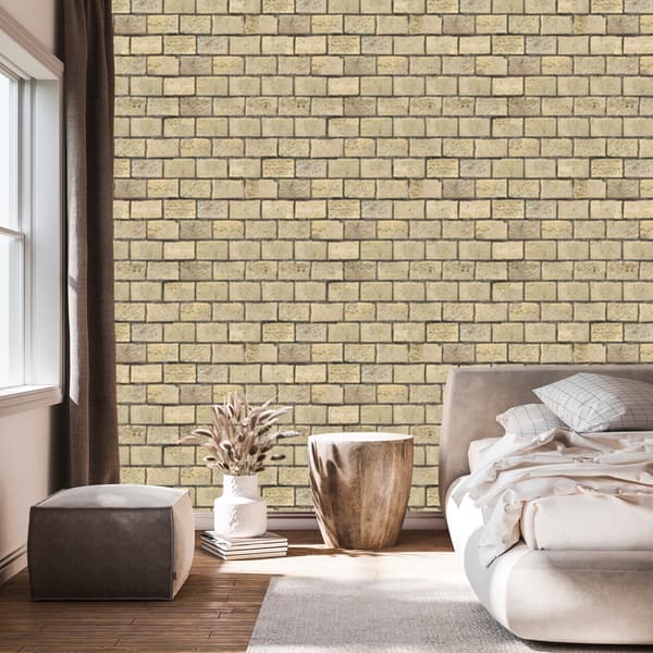 3D-tegeltapet för vardagsrum och sovrum 50x1000 cm