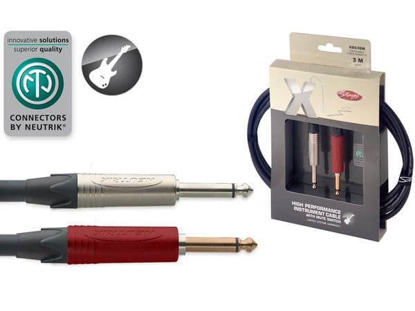 Stagg XGC3SW - 3m instrumentkabel