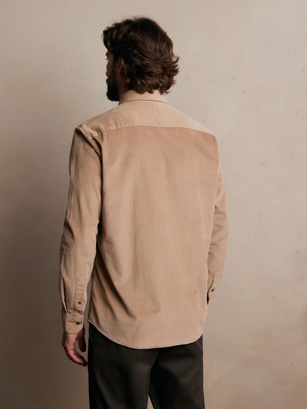 BEIGE SKJORTA LÅNGÄRMAD XL