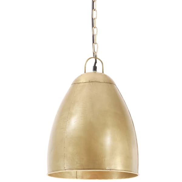 vidaXL industriel pendellampe, 25 W, messing, rund, 32 cm, E27