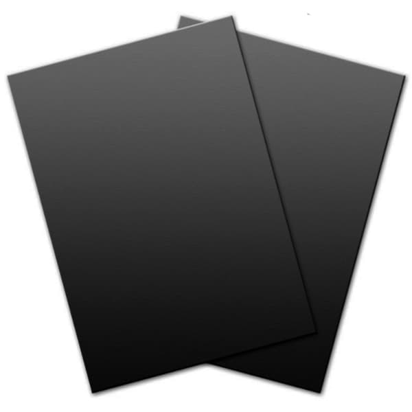 SORT MAGNETFOLIE, A4-ARK, 1 MM TYK - HUNTER
