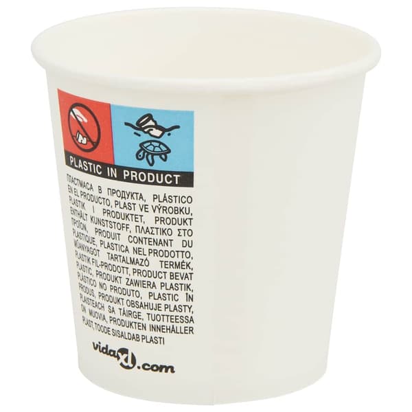 vidaXL Pappmuggar med lock, 1000 st, 113 g, 100 ml