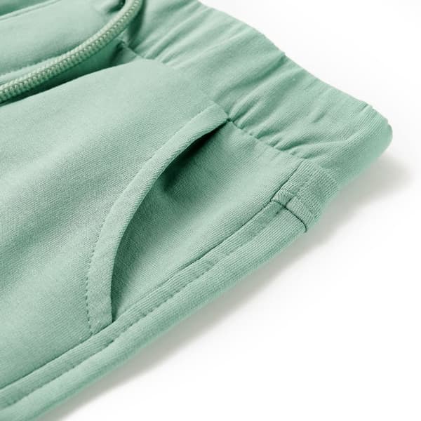 Børneshorts med snøre, lys khaki, 92