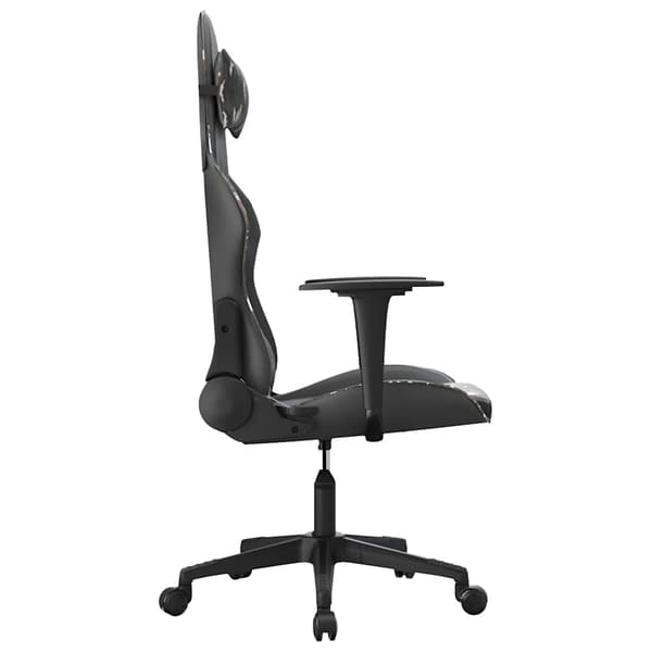 vidaXL massage-gamingstol, sort og camouflage, kunstlæder