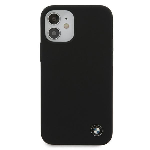 BMW Silikone Signature Logo Etui til iPhone 12 mini, Sort