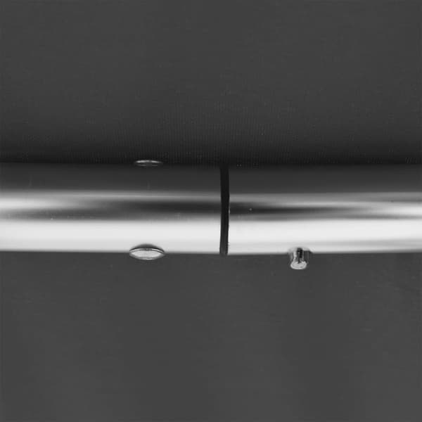 vidaXL Bimini-top til både, 4 stævner, sort, 243x196x137 cm