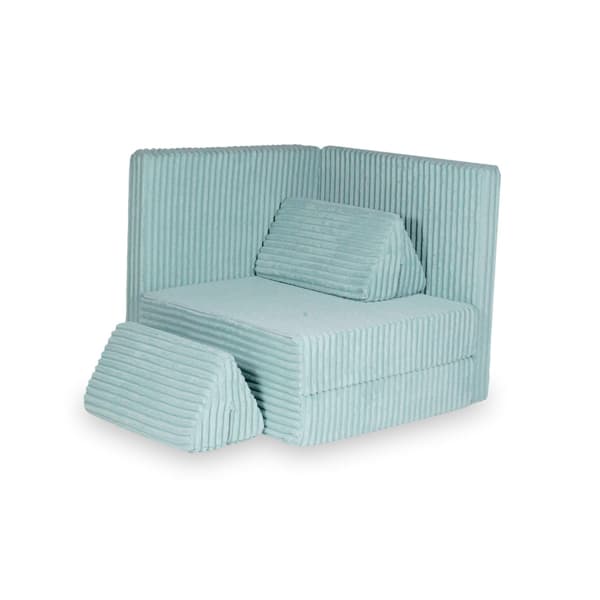 Montessori Standard Waffle Play Soffa Ljus Mintgrön