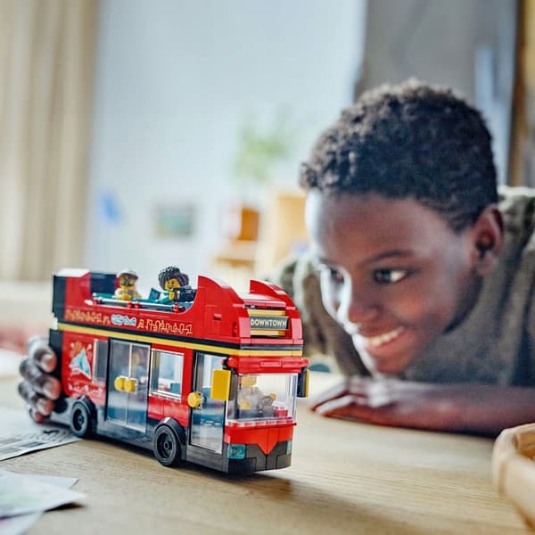 LEGO City Röd Dubbeldäckarbuss Set 384 Bitar (60407)