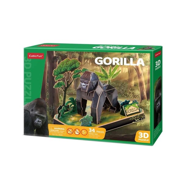 3D-PALAPELI ELÄIMET GORILLA 8592