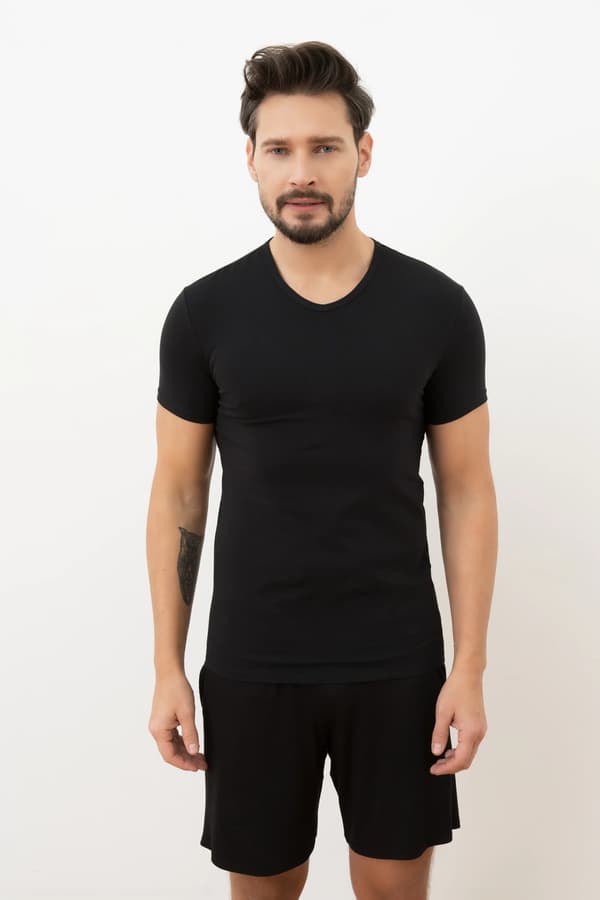 Ikar kortärmad t-shirt med v-ringning M